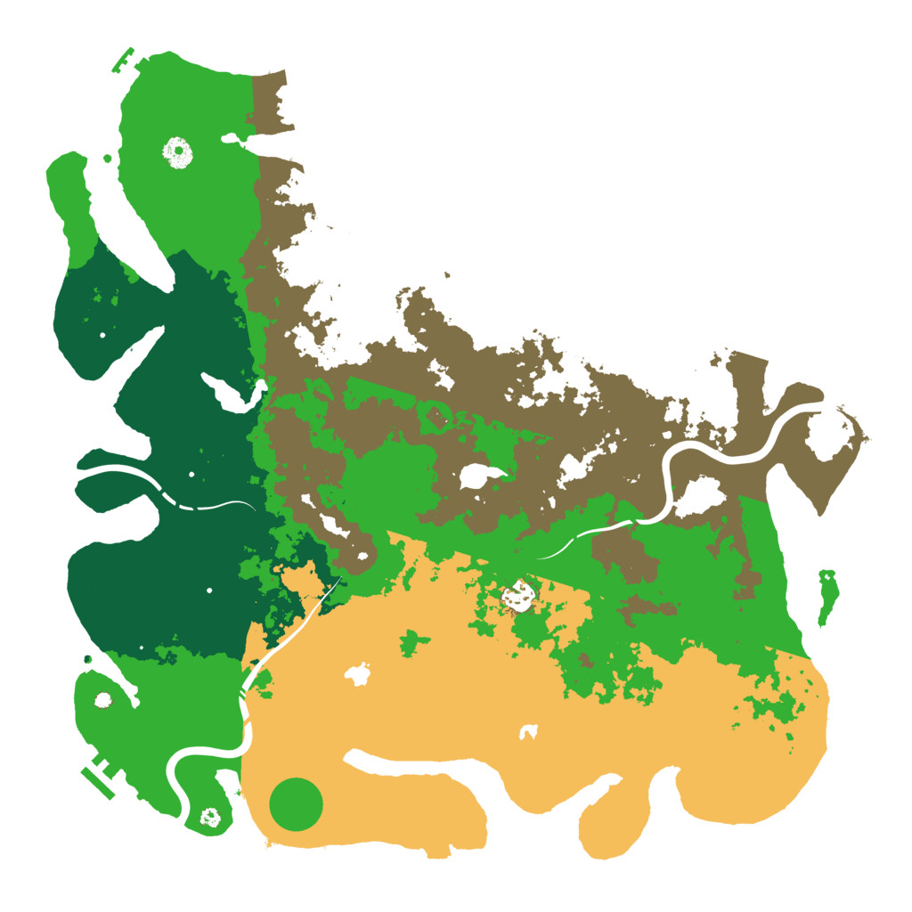 Biome Rust Map: Procedural Map, Size: 4500, Seed: 2122343034