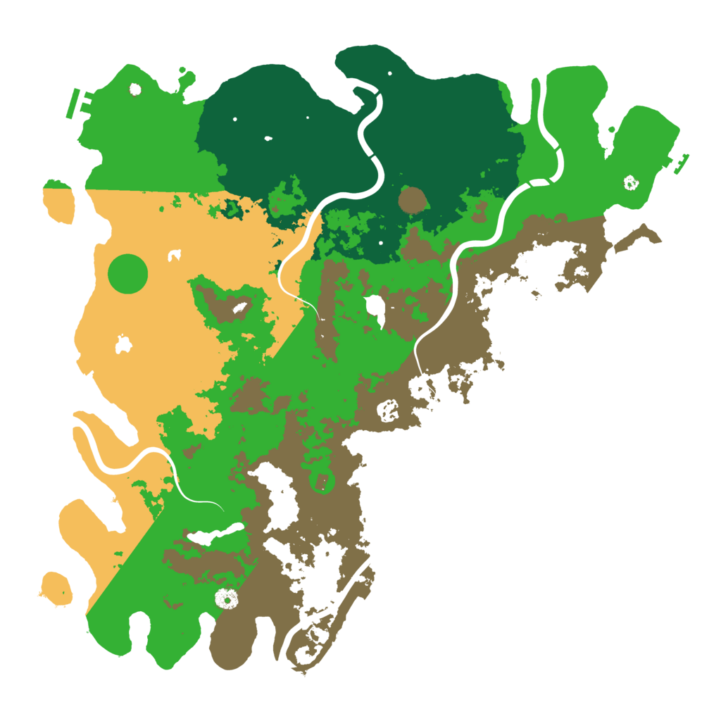 Biome Rust Map: Procedural Map, Size: 4750, Seed: 207020485