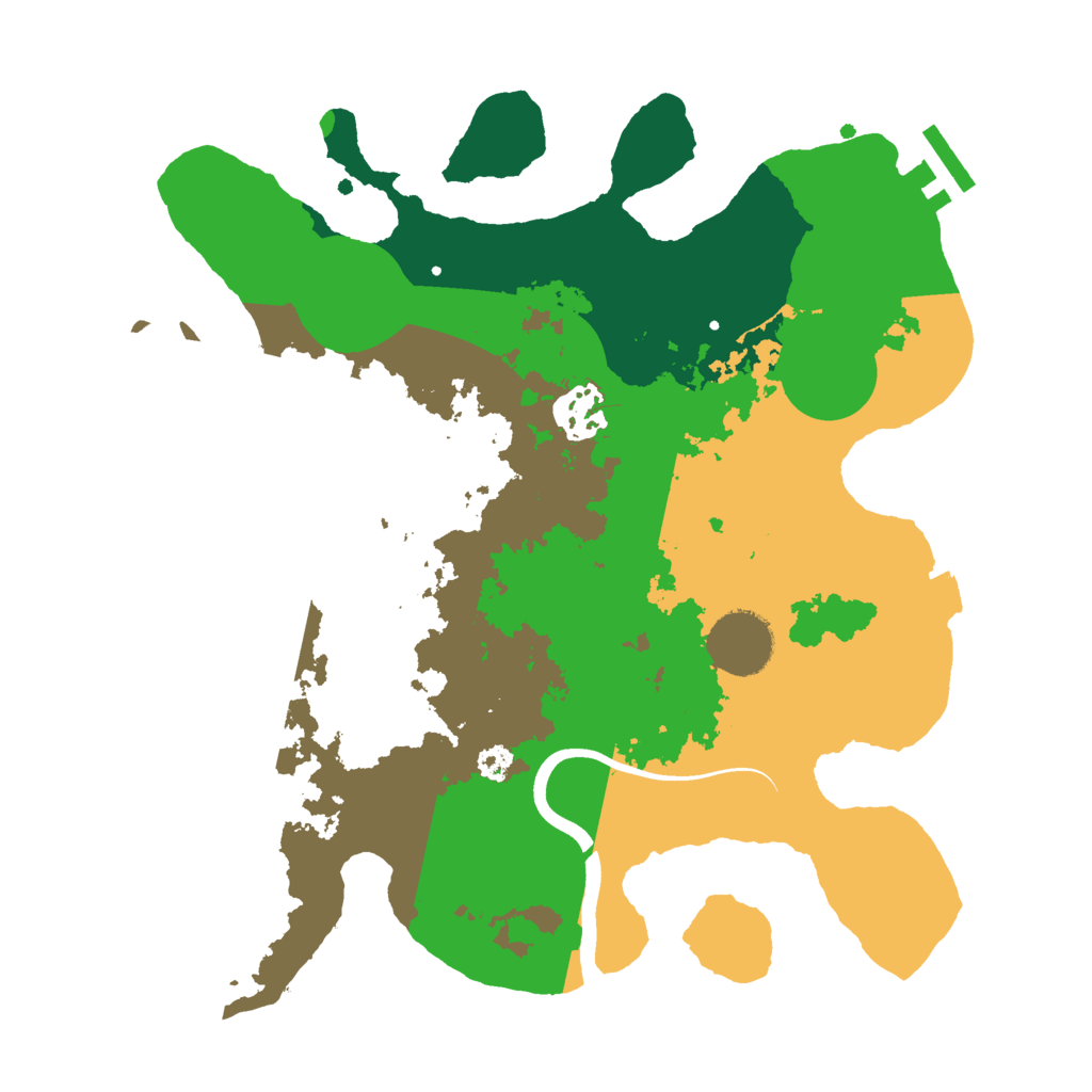 Biome Rust Map: Procedural Map, Size: 3000, Seed: 1980756