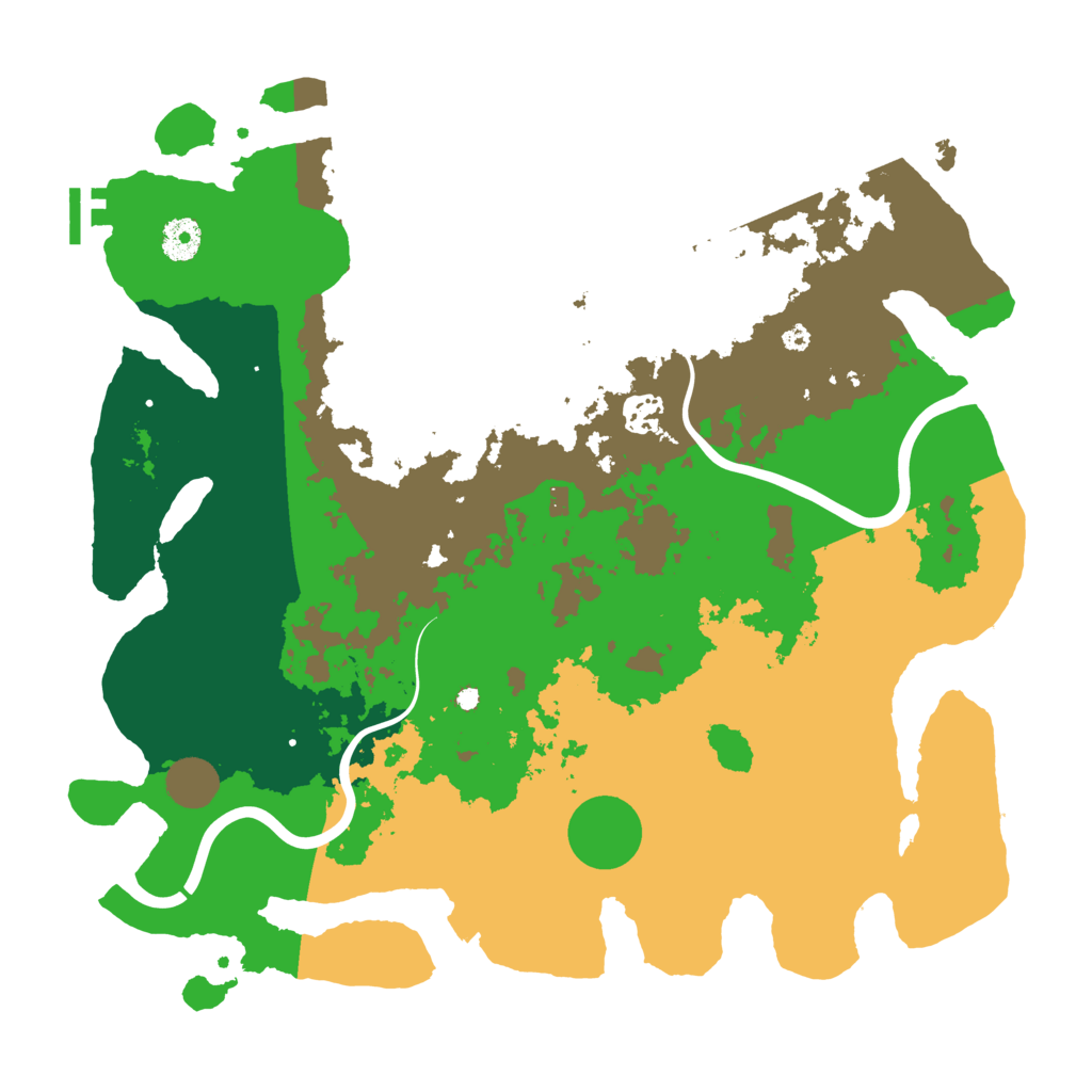 Biome Rust Map: Procedural Map, Size: 3900, Seed: 1872