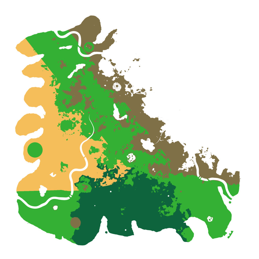 Biome Rust Map: Procedural Map, Size: 4500, Seed: 1213159905