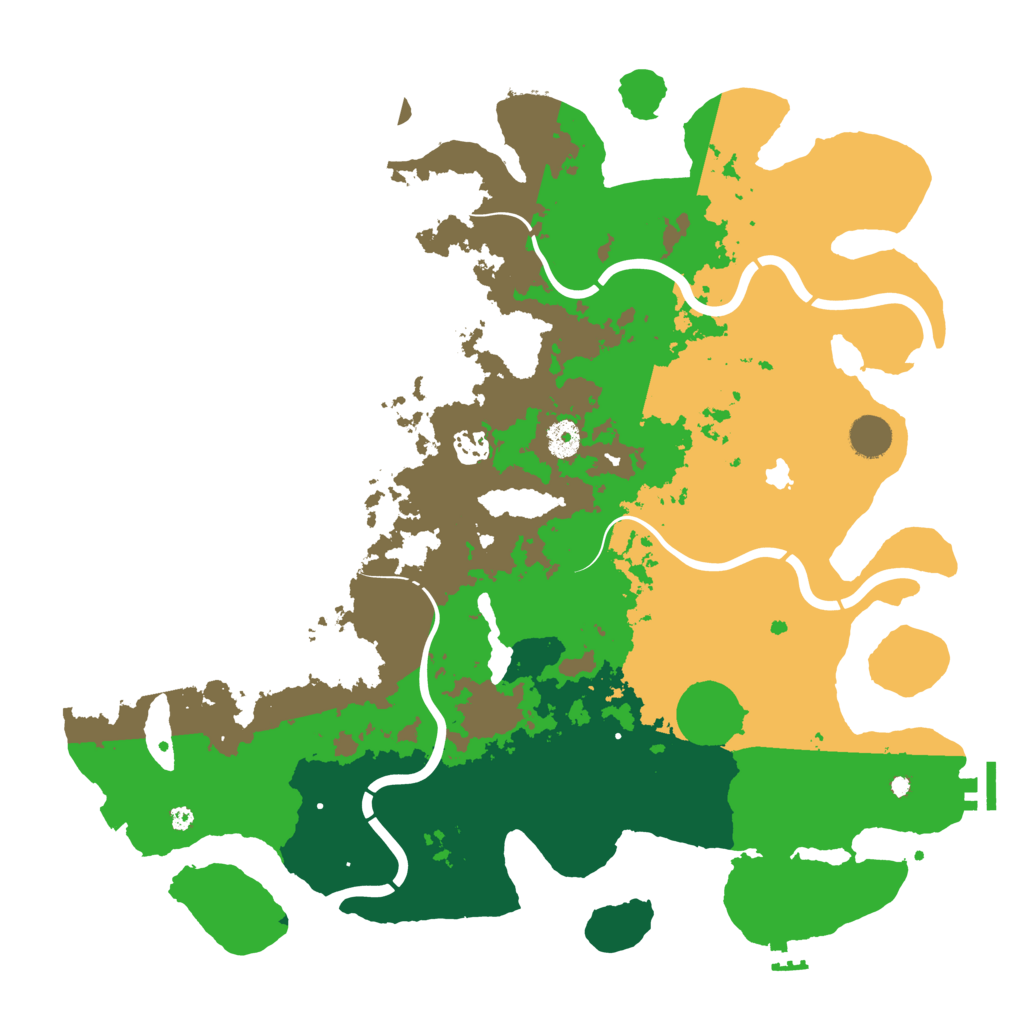 Biome Rust Map: Procedural Map, Size: 4250, Seed: 784495