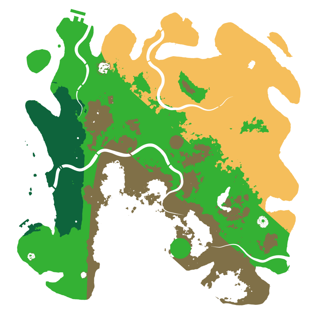 Biome Rust Map: Procedural Map, Size: 4250, Seed: 990329