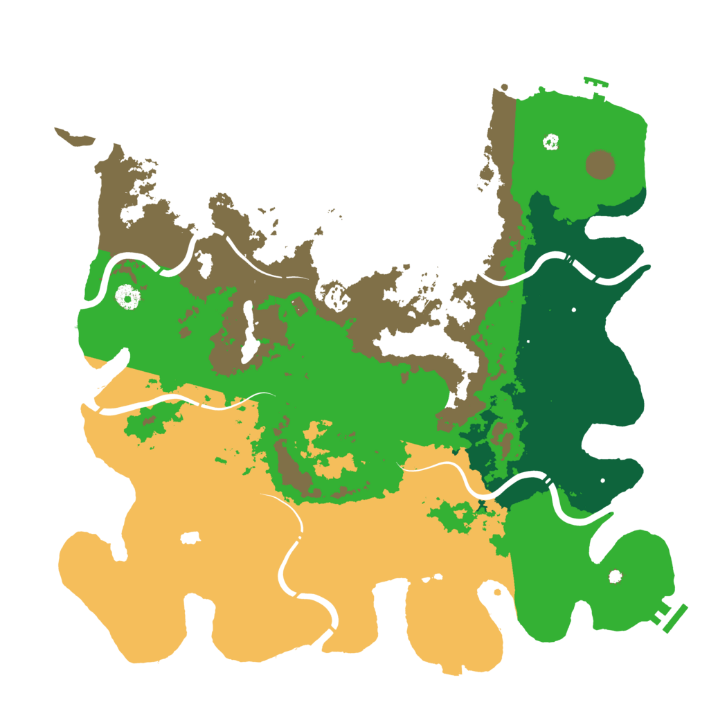 Biome Rust Map: Procedural Map, Size: 4250, Seed: 1624560841