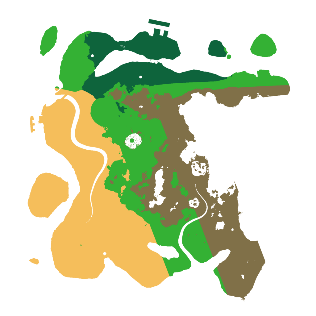 Biome Rust Map: Procedural Map, Size: 3000, Seed: 1149458921