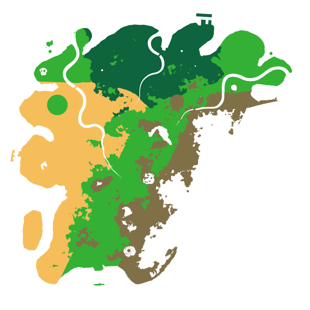 Biome Rust Map: Procedural Map, Size: 4000, Seed: 956771