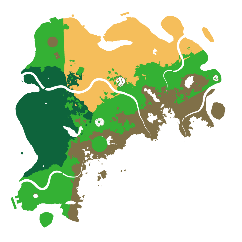 Biome Rust Map: Procedural Map, Size: 4081, Seed: 481981