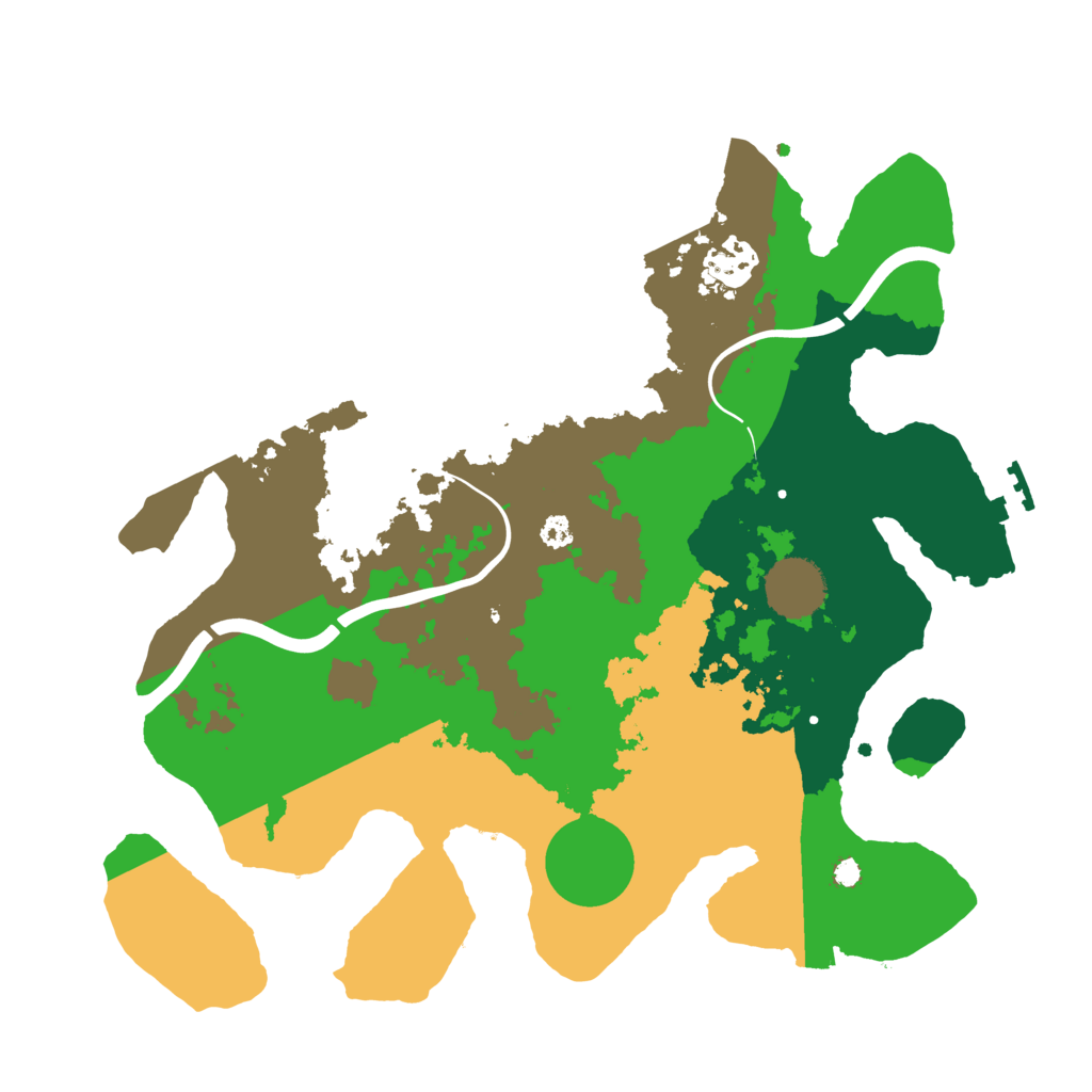 Biome Rust Map: Procedural Map, Size: 3250, Seed: 1210067685