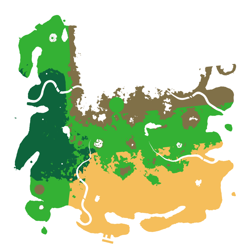 Biome Rust Map: Procedural Map, Size: 4500, Seed: 196429910