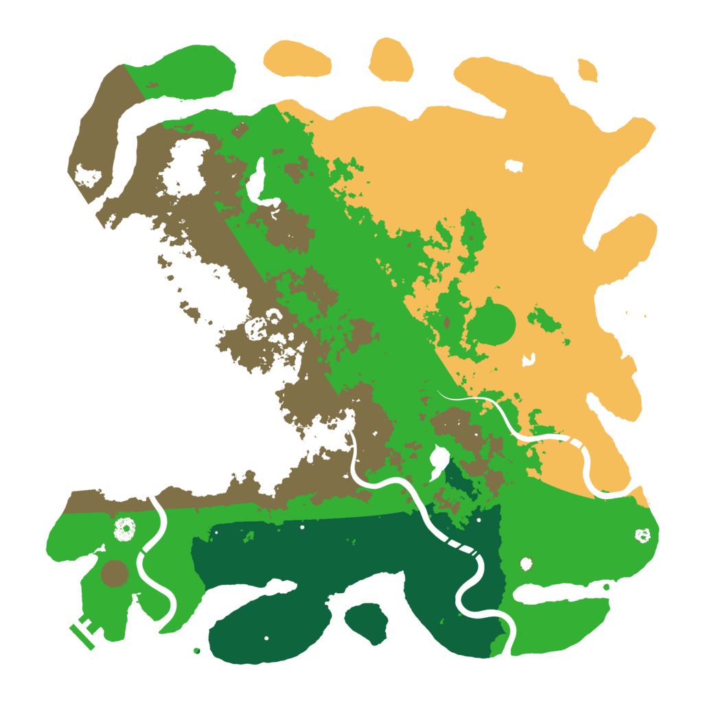 Biome Rust Map: Procedural Map, Size: 4500, Seed: 860265253