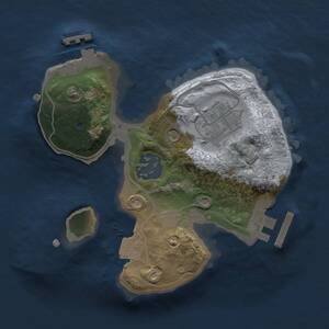 Thumbnail Rust Map: Procedural Map, Size: 1800, Seed: 98200, 8 Monuments