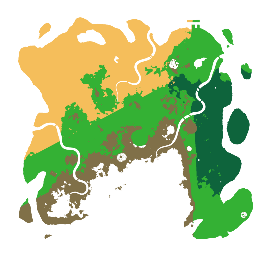 Biome Rust Map: Procedural Map, Size: 4250, Seed: 580084