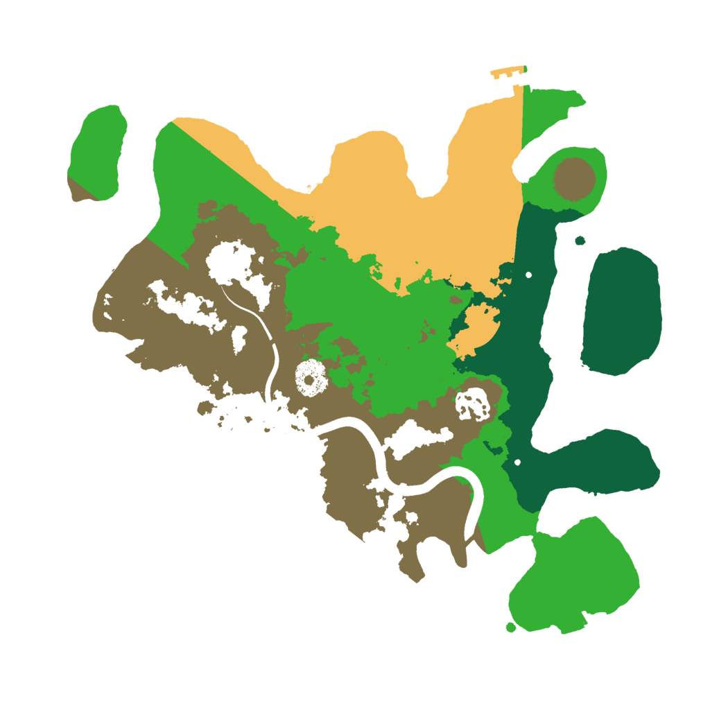 Biome Rust Map: Procedural Map, Size: 3000, Seed: 618226138