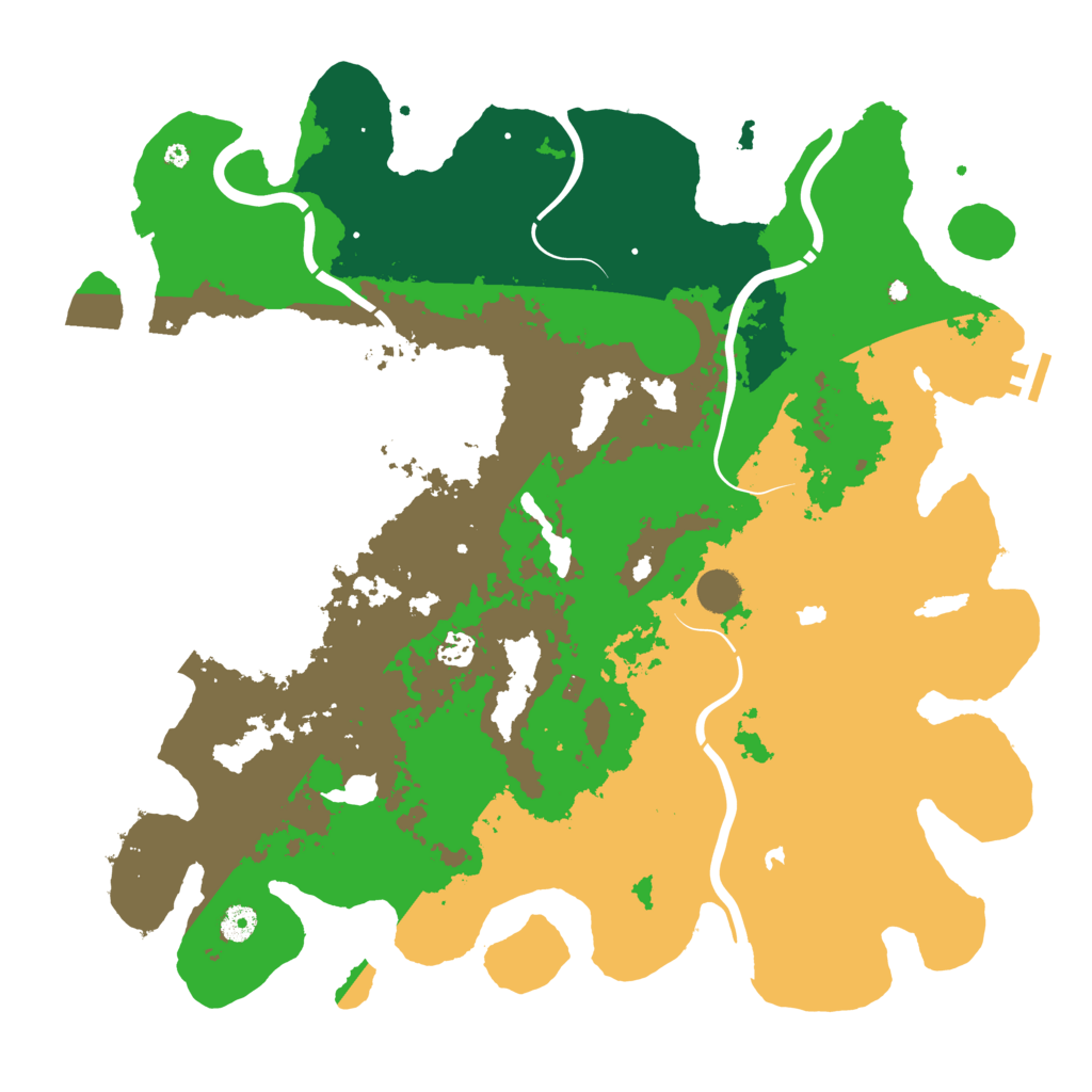 Biome Rust Map: Procedural Map, Size: 4500, Seed: 1915175380