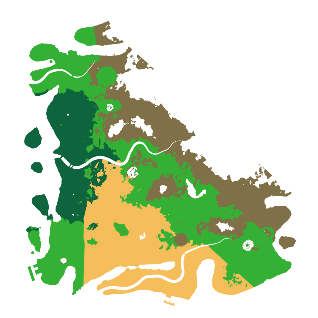 Biome Rust Map: Procedural Map, Size: 4300, Seed: 1227404764