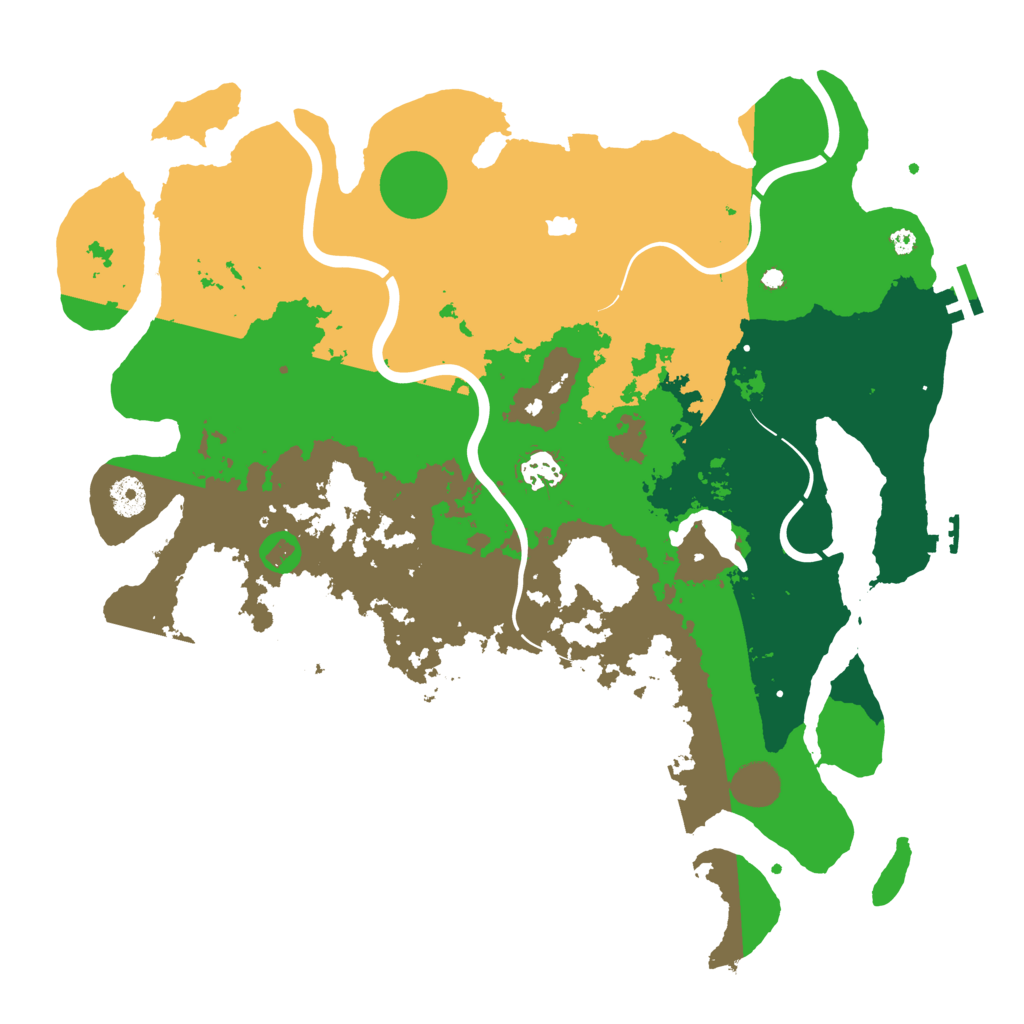 Biome Rust Map: Procedural Map, Size: 4000, Seed: 1285327083