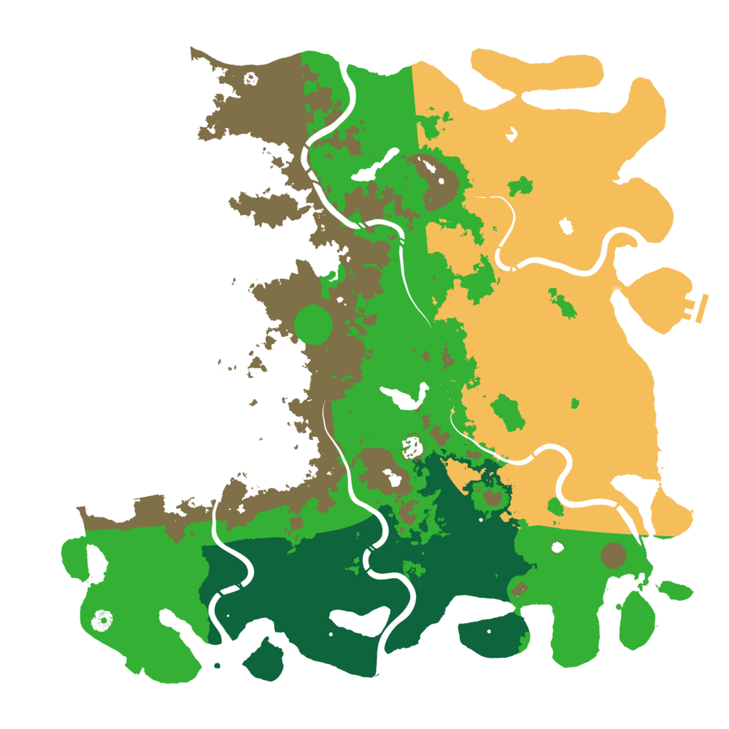 Biome Rust Map: Procedural Map, Size: 5000, Seed: 359677