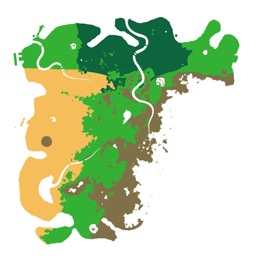 Biome Rust Map: Procedural Map, Size: 4250, Seed: 416144