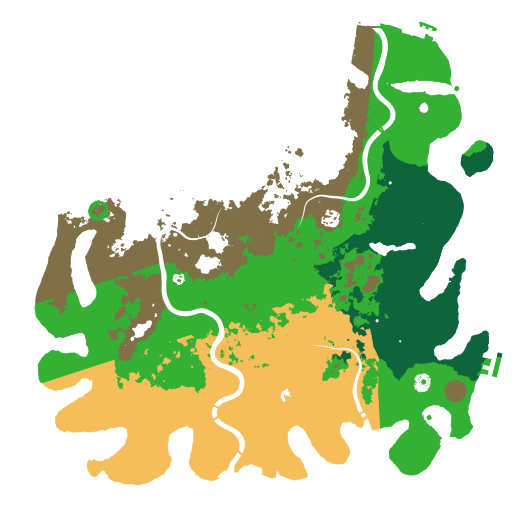 Biome Rust Map: Procedural Map, Size: 4250, Seed: 275684505