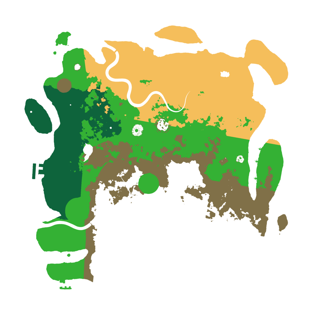 Biome Rust Map: Procedural Map, Size: 4000, Seed: 370839534