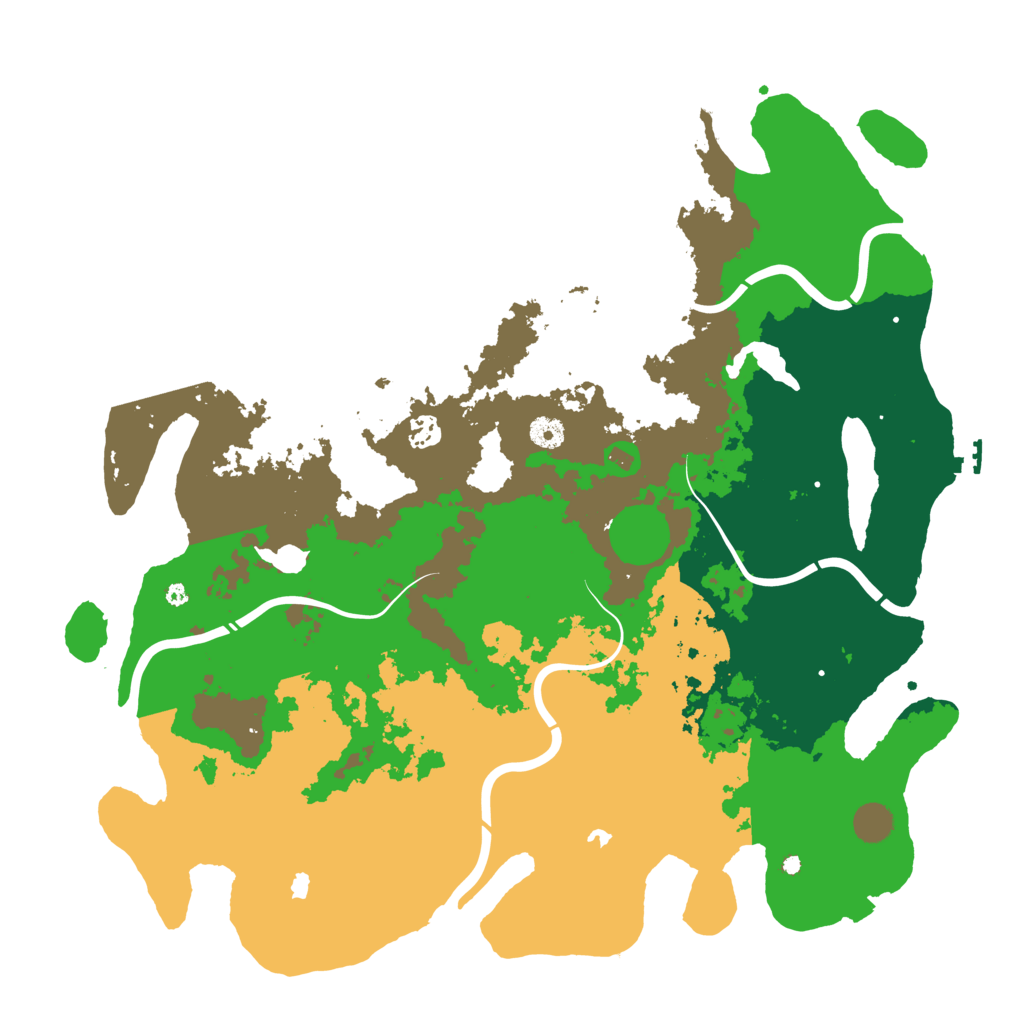 Biome Rust Map: Procedural Map, Size: 4500, Seed: 1976258813