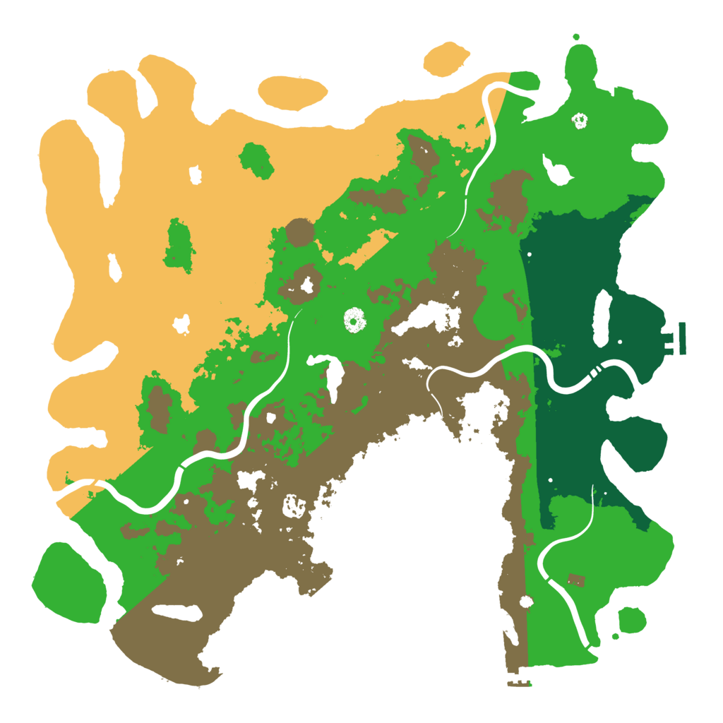 Biome Rust Map: Procedural Map, Size: 4500, Seed: 433378