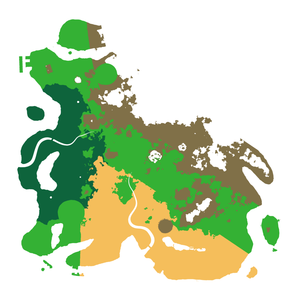 Biome Rust Map: Procedural Map, Size: 3750, Seed: 4102026