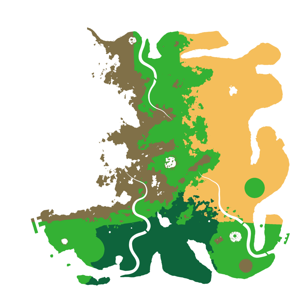 Biome Rust Map: Procedural Map, Size: 4000, Seed: 998219