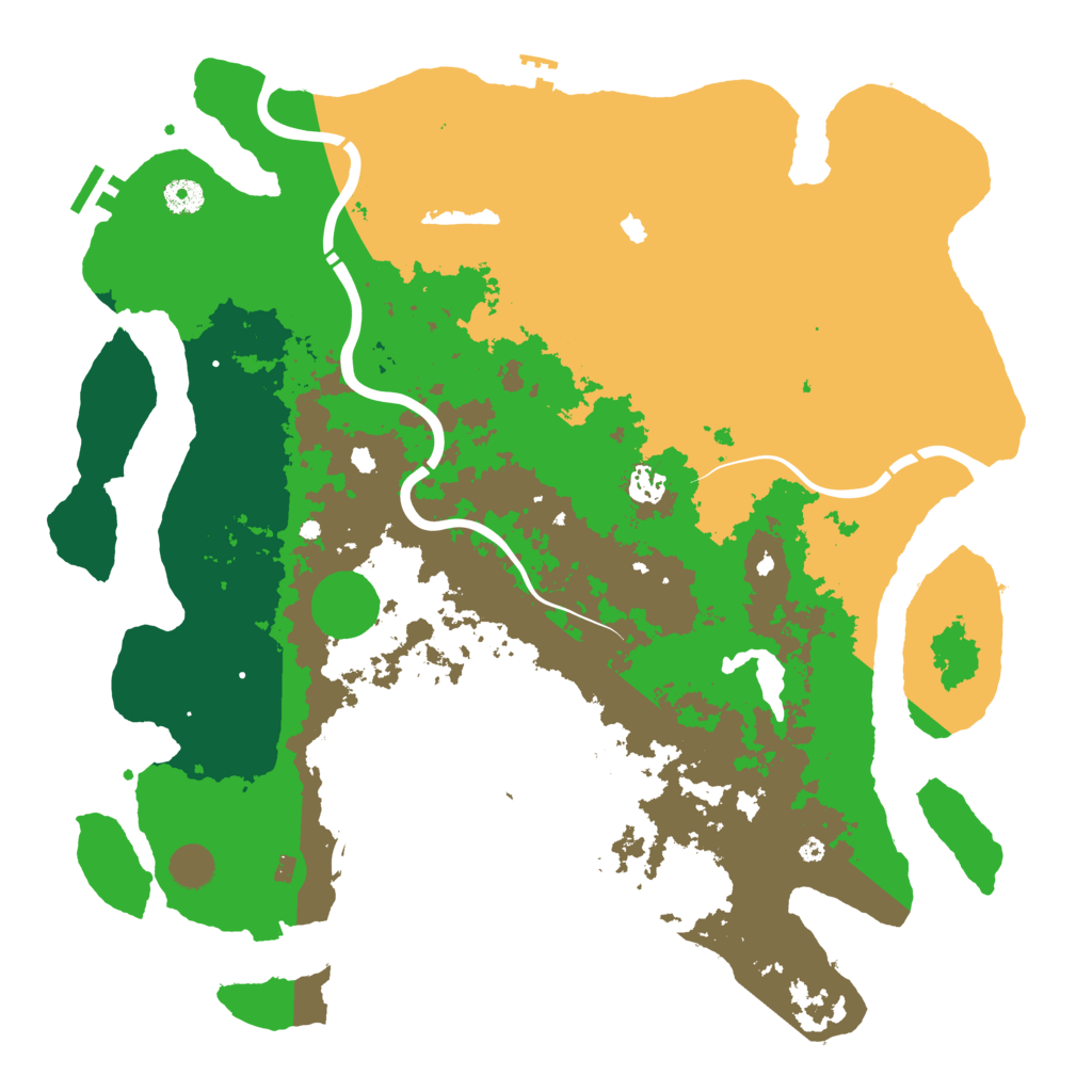 Biome Rust Map: Procedural Map, Size: 4300, Seed: 1501002809