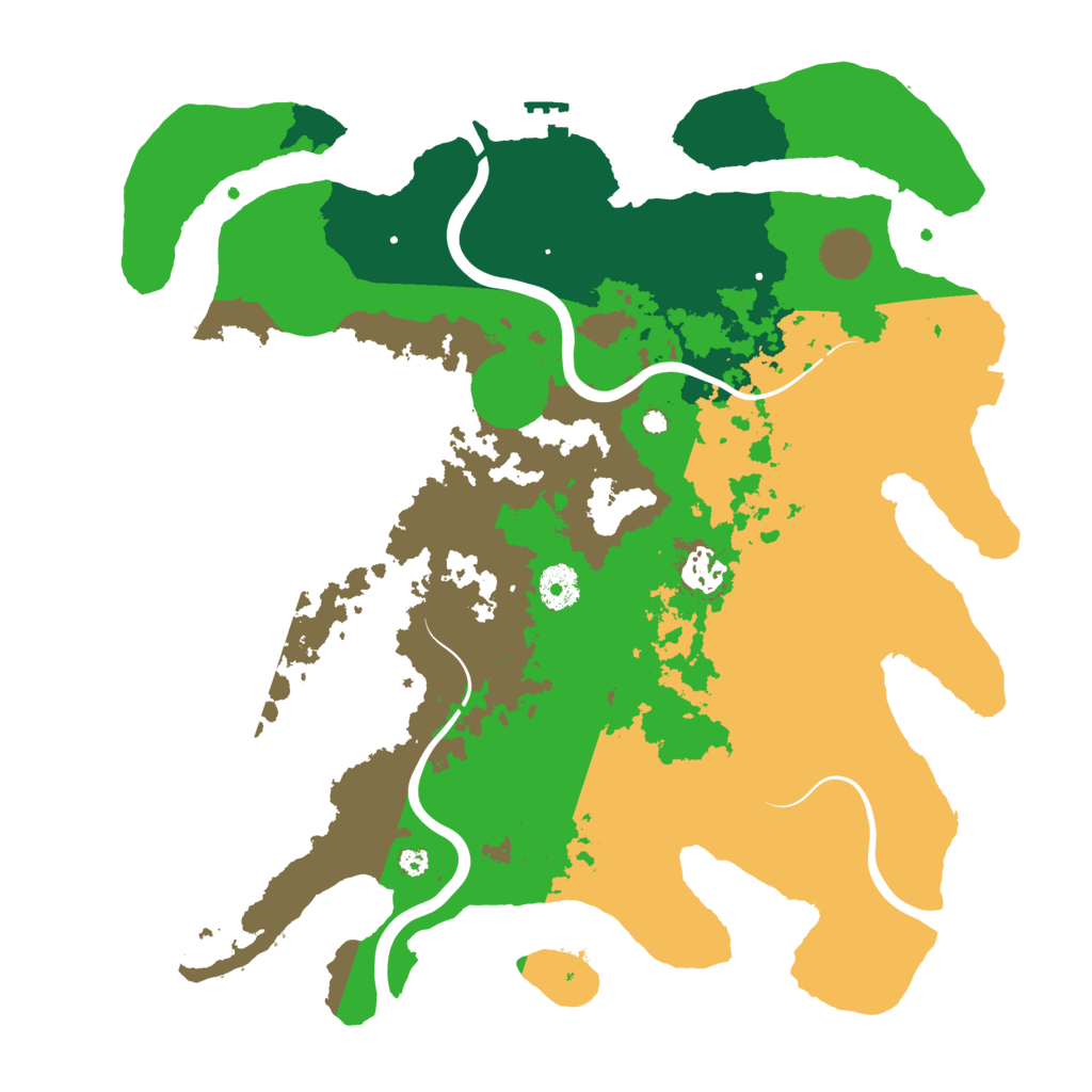 Biome Rust Map: Procedural Map, Size: 3750, Seed: 167288288
