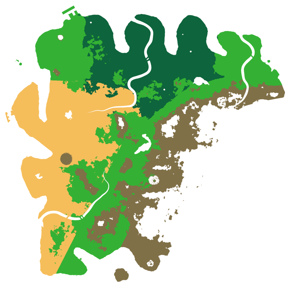 Biome Rust Map: Procedural Map, Size: 4500, Seed: 854976204