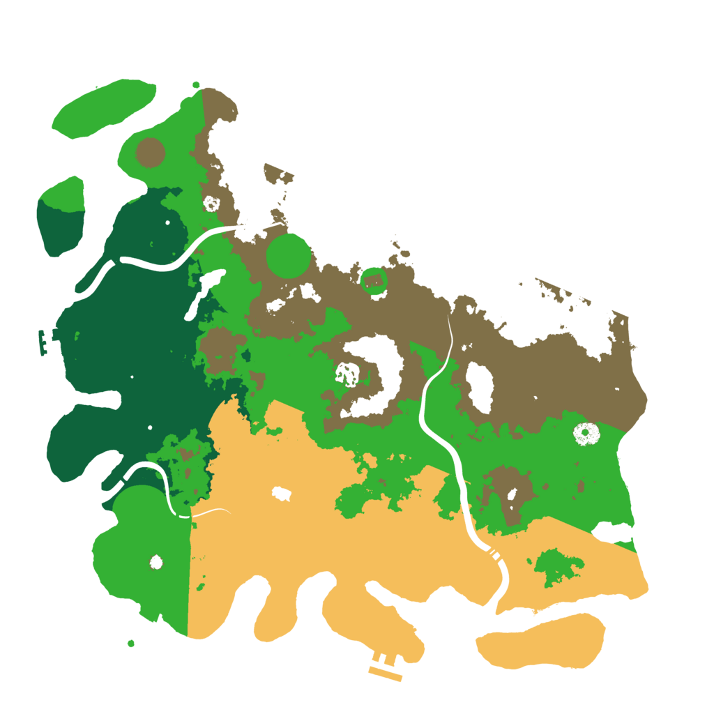 Biome Rust Map: Procedural Map, Size: 4250, Seed: 1202952285