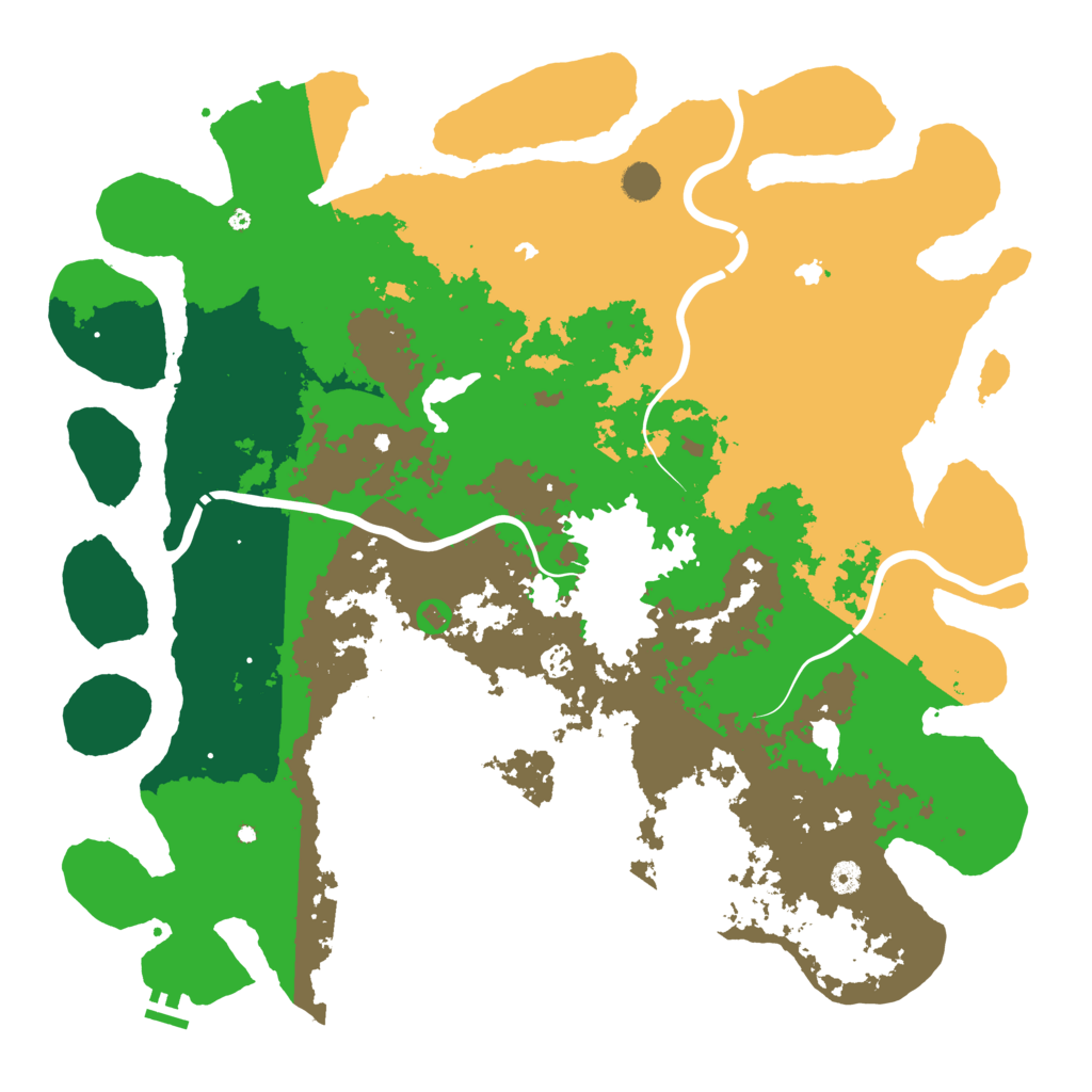 Biome Rust Map: Procedural Map, Size: 5000, Seed: 511451832