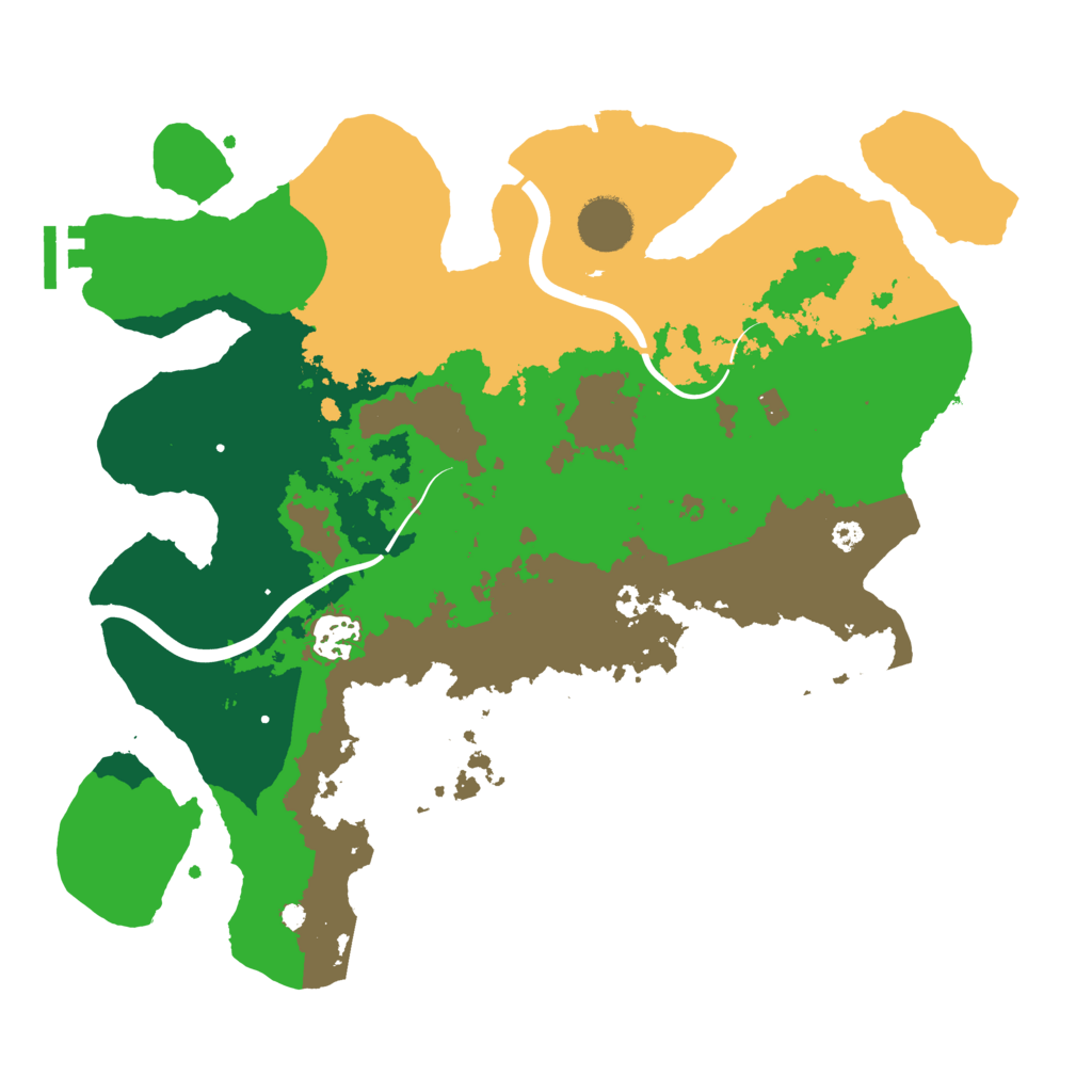 Biome Rust Map: Procedural Map, Size: 3500, Seed: 1836001478