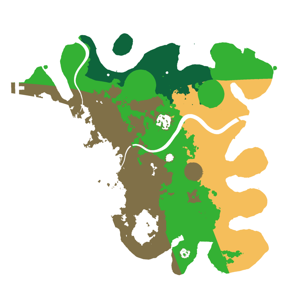 Biome Rust Map: Procedural Map, Size: 3000, Seed: 512272928
