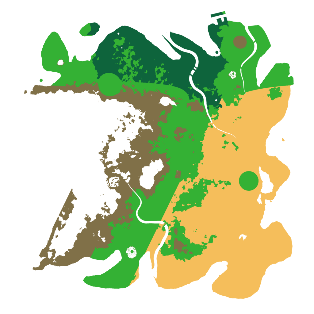Biome Rust Map: Procedural Map, Size: 4250, Seed: 771842122