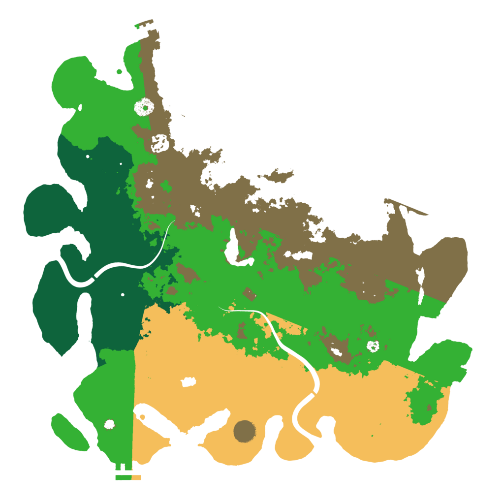 Biome Rust Map: Procedural Map, Size: 4000, Seed: 2469963