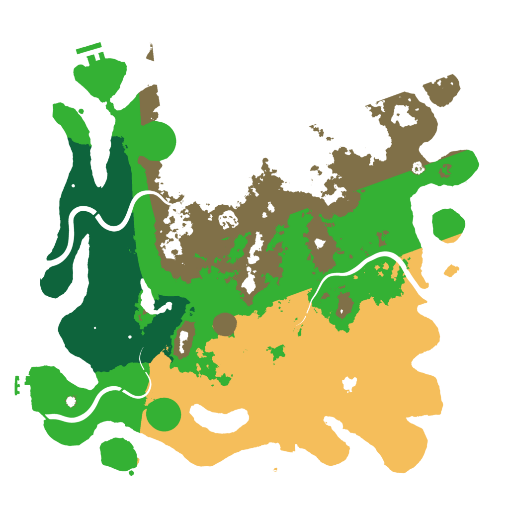 Biome Rust Map: Procedural Map, Size: 4000, Seed: 371964