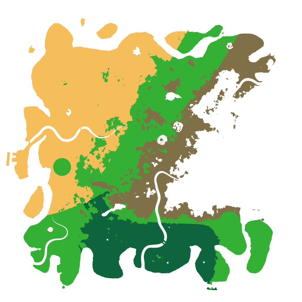 Biome Rust Map: Procedural Map, Size: 4500, Seed: 455698