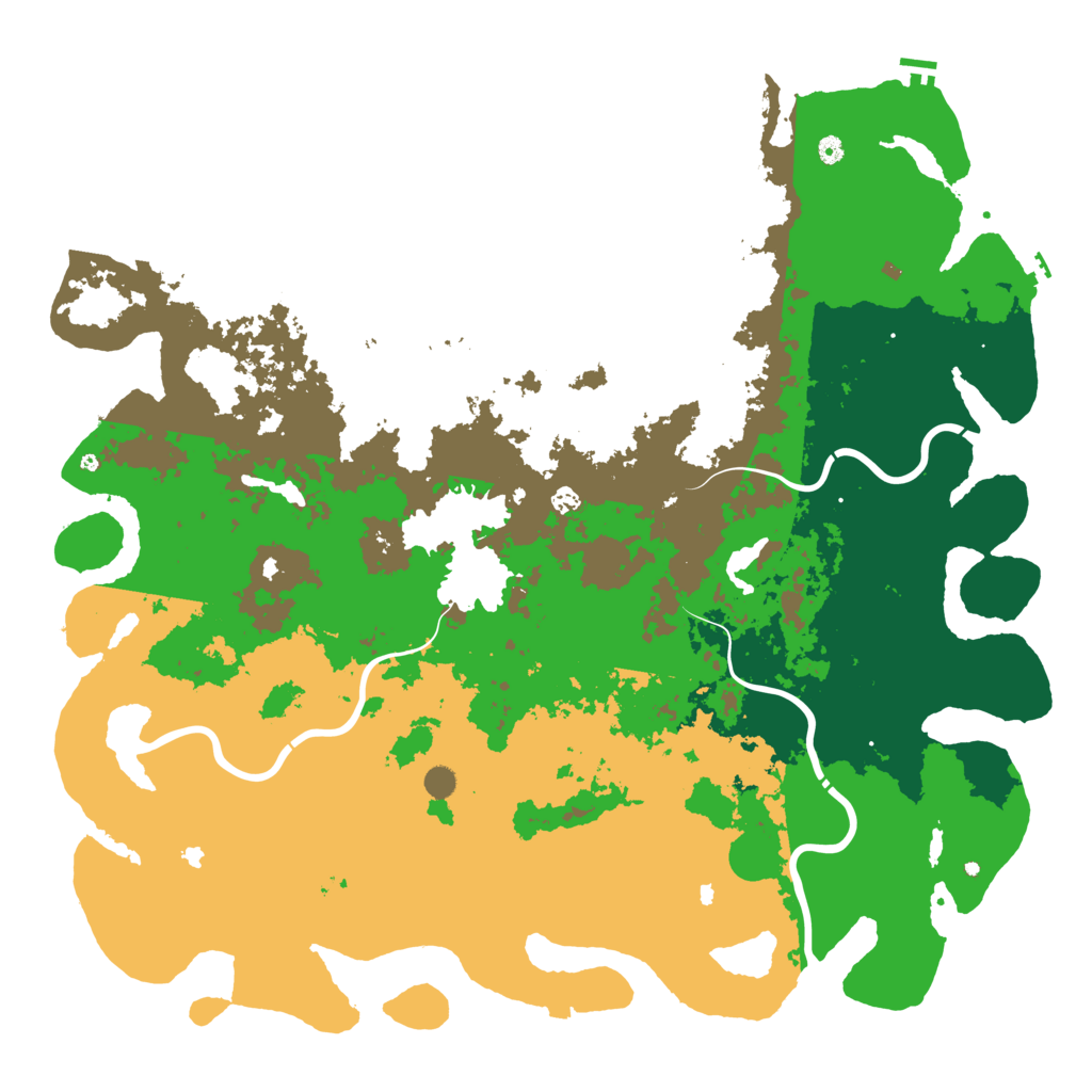 Biome Rust Map: Procedural Map, Size: 6000, Seed: 1015246414