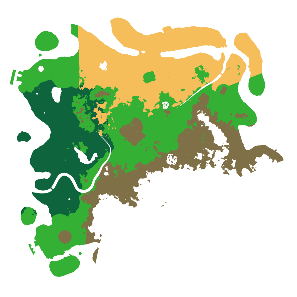 Biome Rust Map: Procedural Map, Size: 4000, Seed: 58744231