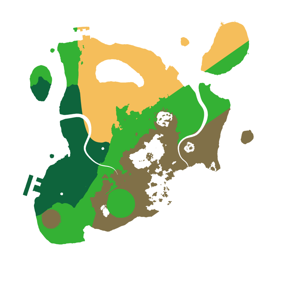 Biome Rust Map: Procedural Map, Size: 2800, Seed: 540952
