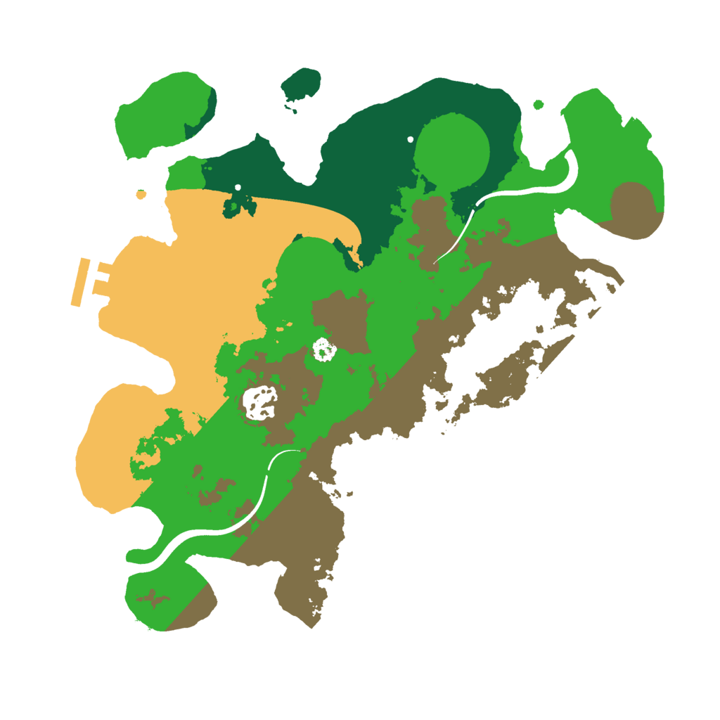 Biome Rust Map: Procedural Map, Size: 3000, Seed: 619130159