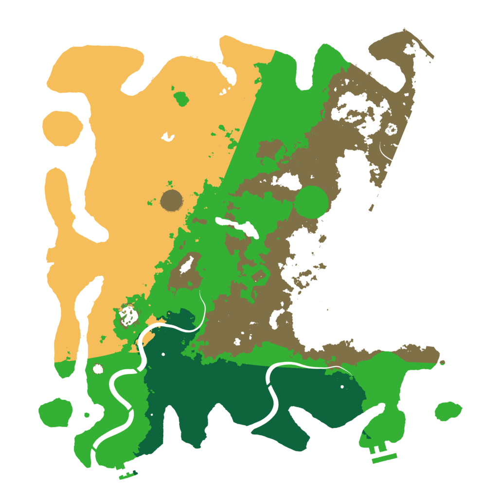 Biome Rust Map: Procedural Map, Size: 4000, Seed: 1552733220