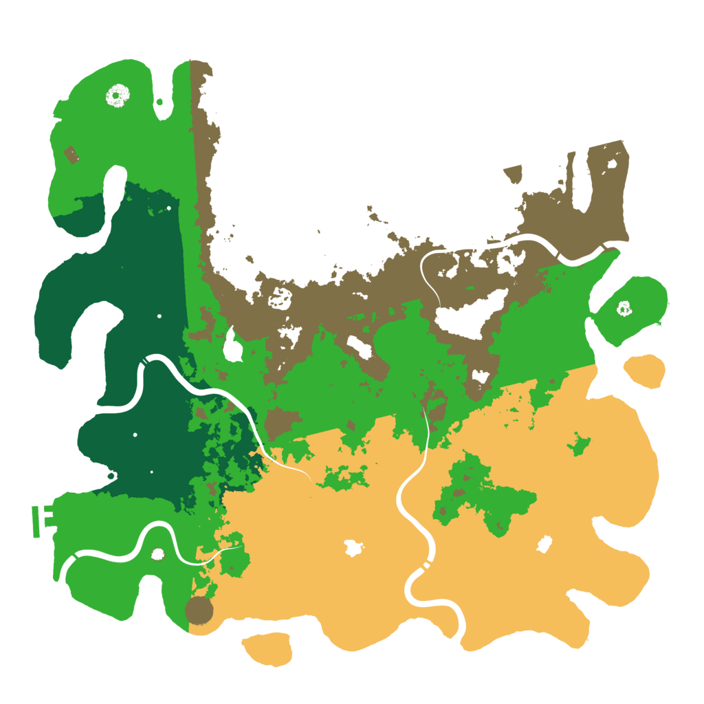 Biome Rust Map: Procedural Map, Size: 4500, Seed: 28319060