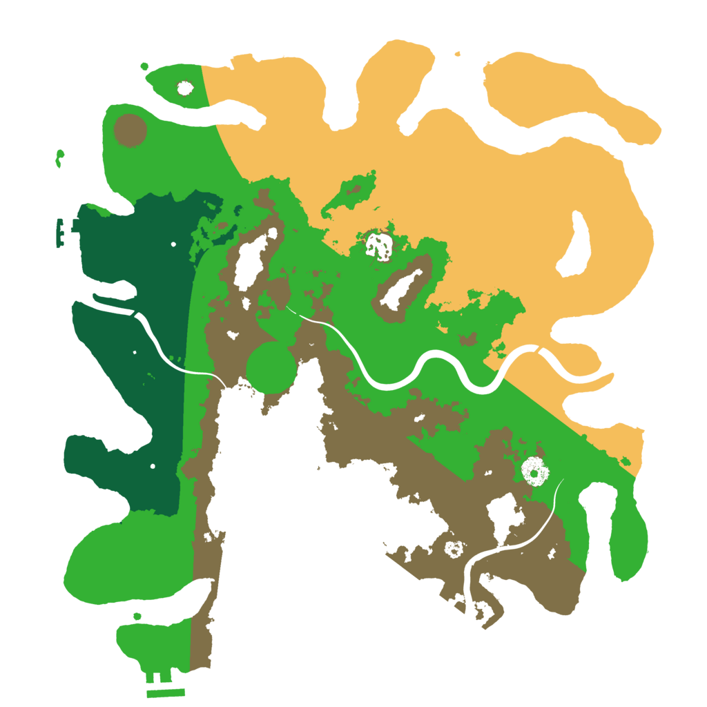Biome Rust Map: Procedural Map, Size: 3750, Seed: 956458658