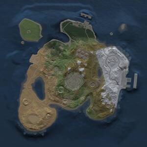 Thumbnail Rust Map: Procedural Map, Size: 2000, Seed: 1604075054, 9 Monuments