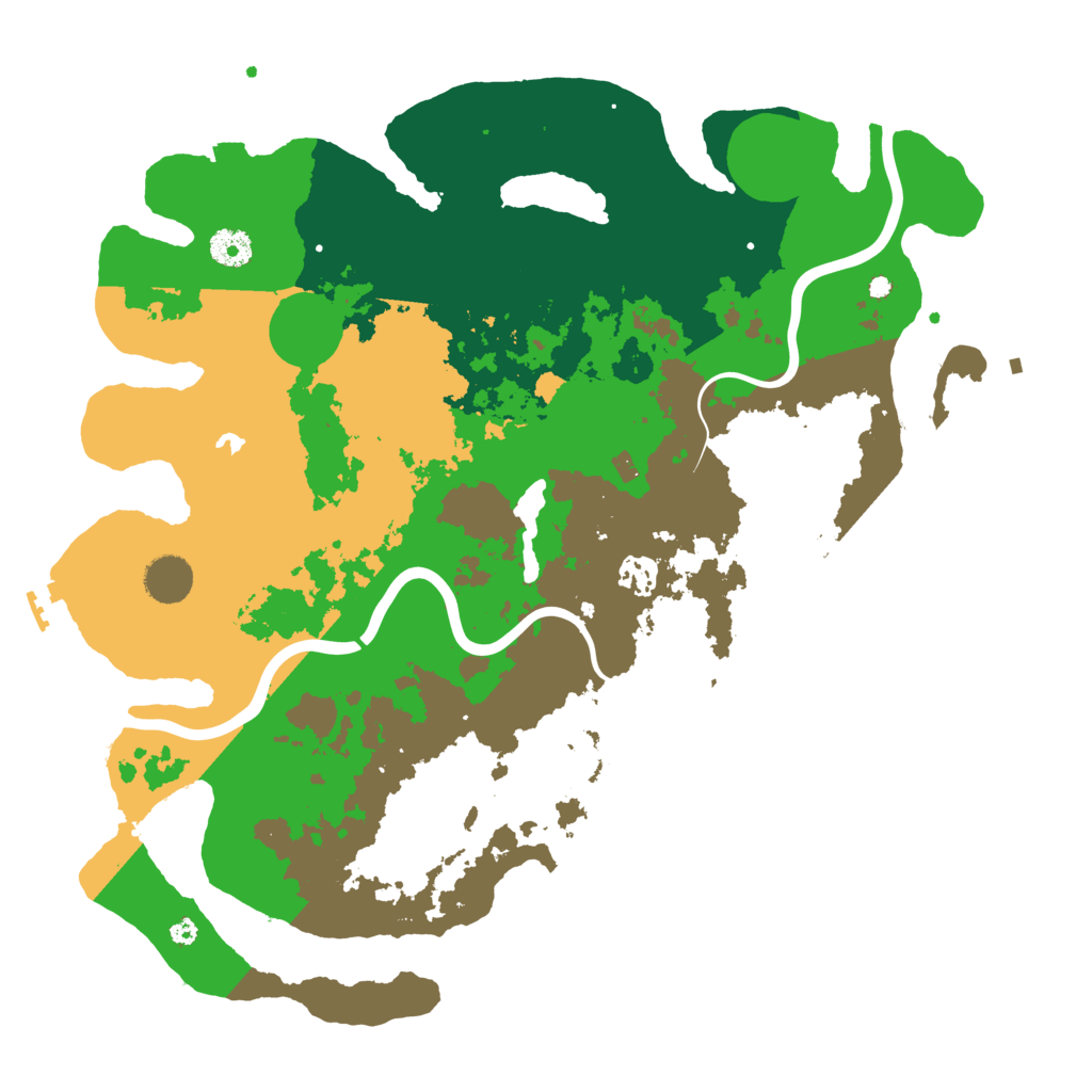 Biome Rust Map: Procedural Map, Size: 4000, Seed: 3700183