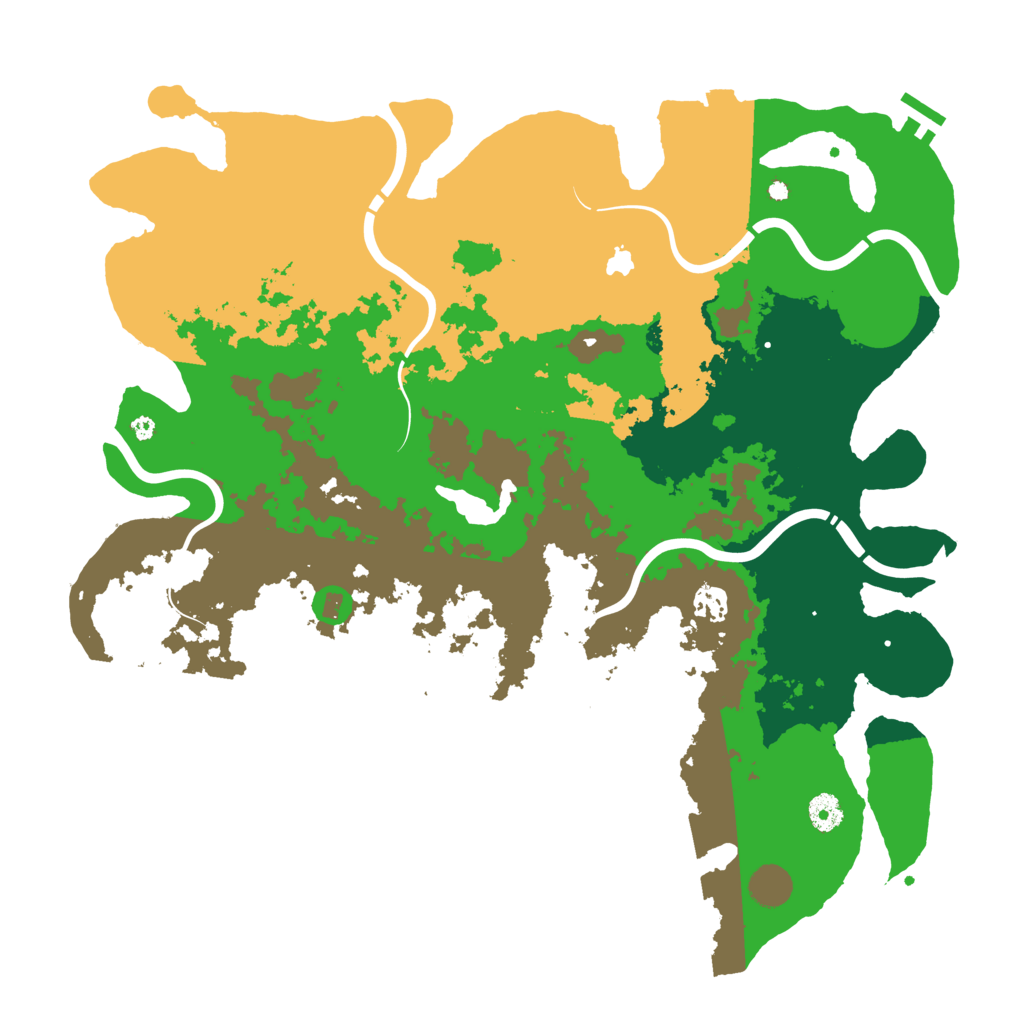 Biome Rust Map: Procedural Map, Size: 4250, Seed: 1121234565