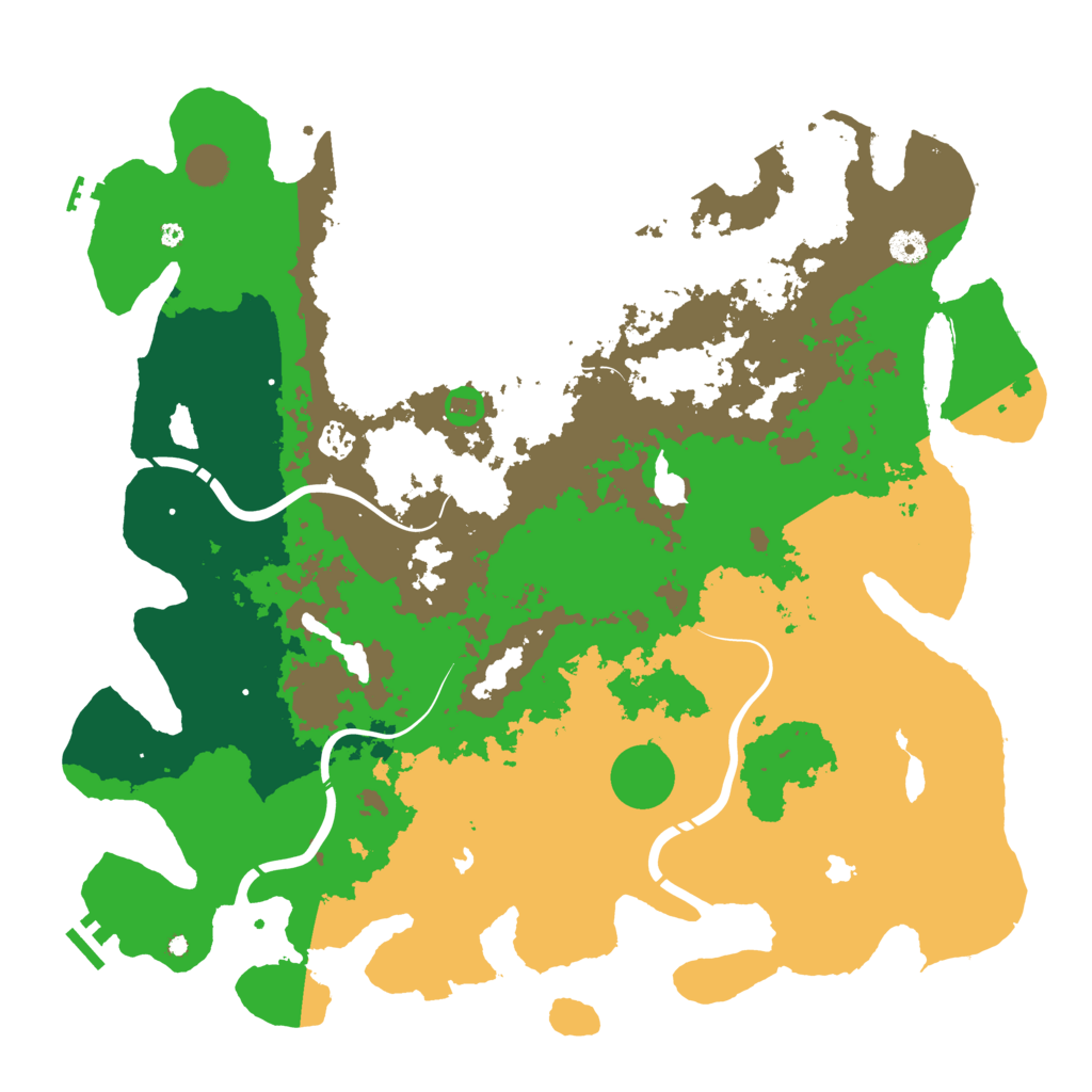 Biome Rust Map: Procedural Map, Size: 4500, Seed: 1920274544